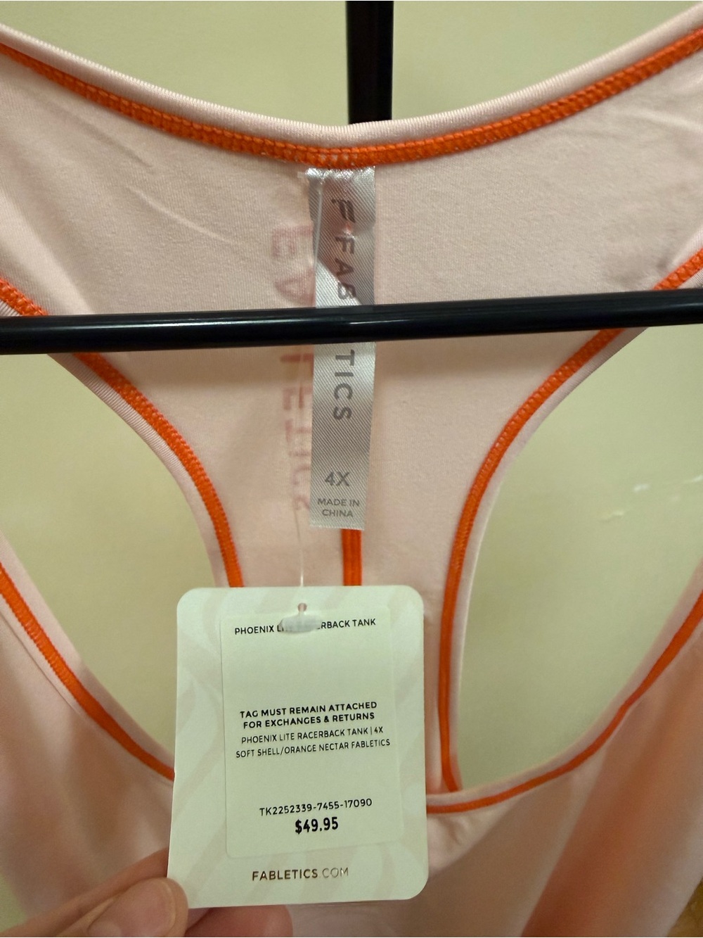 Fabletics Racerback Tank - 4X - Picture 3 of 3